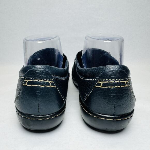 Clarks Bendables Ashland Lane Loafers Shoes Women's Size 9 M Dark Blue Slip Ons - Picture 8 of 10